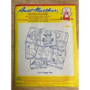 Aunt Martha’s Hot Iron Transfers
Vintage Patterns